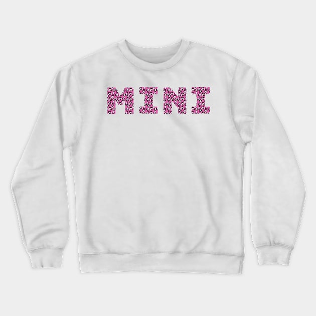 Mini design in pink cheetah Crewneck Sweatshirt by Anines Atelier